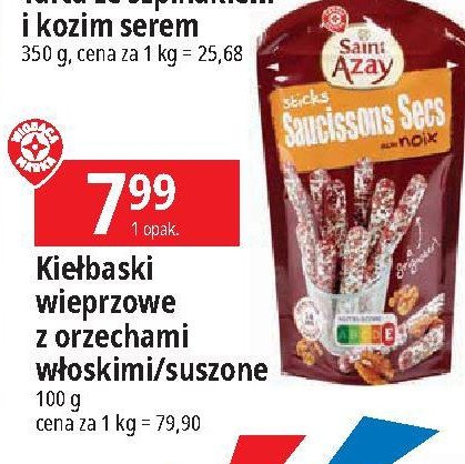 Kie艂basa wieprzowa suszona Wiod膮ca marka saint azay promocja