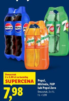 Napój gazowany Mirinda 2x1 l promocja w Lidl