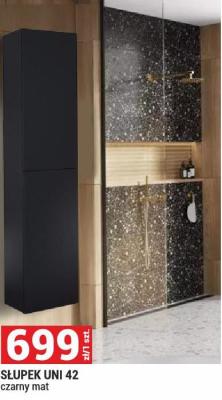 Słupek BRUNO SŁUPEK UNI 42 czarny mat promocja w Merkury Market