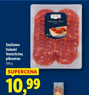 Salami Italiamo Salami Ventricina pikantne promocja w Lidl