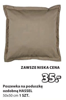 Poszewka na poduszkę ozdobną HASSEL 50x50 cm promocja w Jysk