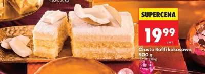 Ciasto Raffi kokosowa, 500 g promocja w Biedronka