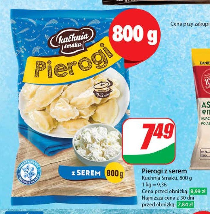 Pierogi z serem Kuchnia smaku promocja