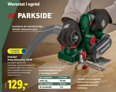 Strug elektryczny, 750 W promocja w Lidl