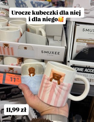 Kubek ceramiczny z misiem promocja w Biedronka