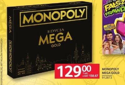 Gra Monopoly Mega Gold promocja w Selgros