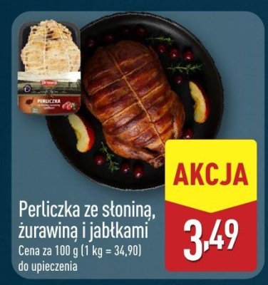 Perliczka ze słoniną, żurawiną i jabłkami promocja w Aldi