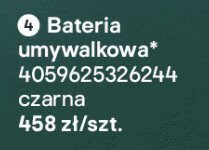 Bateria umywalkowa czarna promocja w Castorama