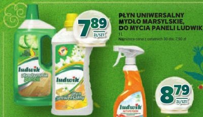 Płyn uniwersalny mydło marsylskie do mycia paneli Ludwik promocja w Stokrotka