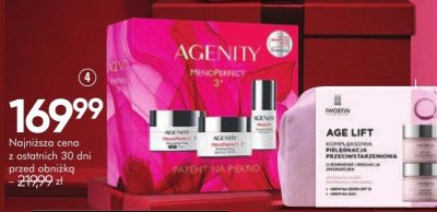 AGENITY MENOPERFECT 3° krem na dzień 50 ml + krem na noc 50 ml + Profit krem pod oczy 15 ml promocja w Super-Pharm