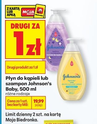 Płyn do kąpieli 500 ml różne rodzaje promocja w Biedronka