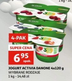 Jogurt wiśnia Danone activia promocja