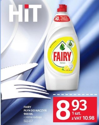 Płyn do naczyń FAIRY 900 ML promocja w Selgros