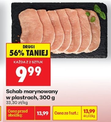 Schab marynowany w plastrach, 300 g promocja w Biedronka