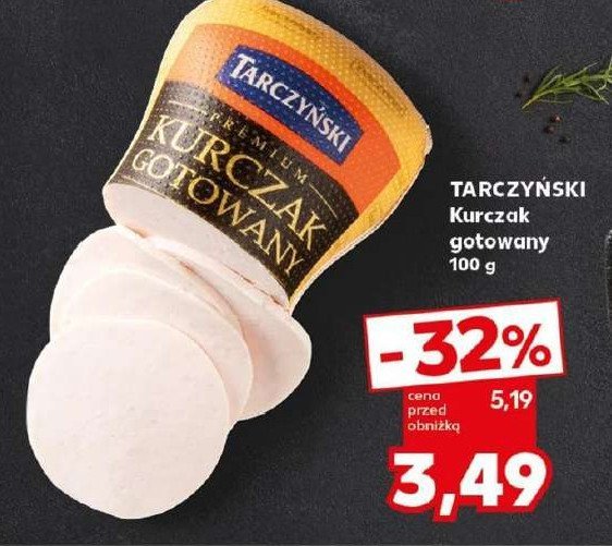 Kurczak gotowany Tarczyński promocja