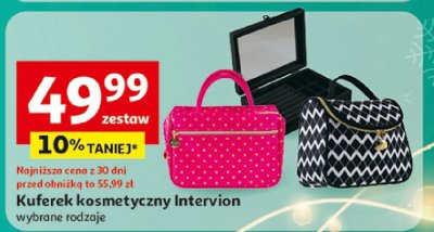Kuferek kosmetyczny Interyion promocja w Auchan
