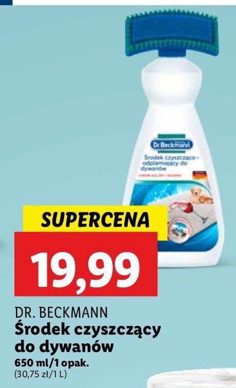 Środek czyszcząco-odplamiający do dywanów Dr. beckmann promocja