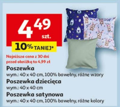 Poszewka promocja w Auchan