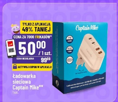 Ładowarka sieciowa Captain Mike promocja w POLOmarket