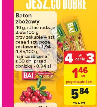 Baton 5 ziaren z miodem Bakalland ba! promocja