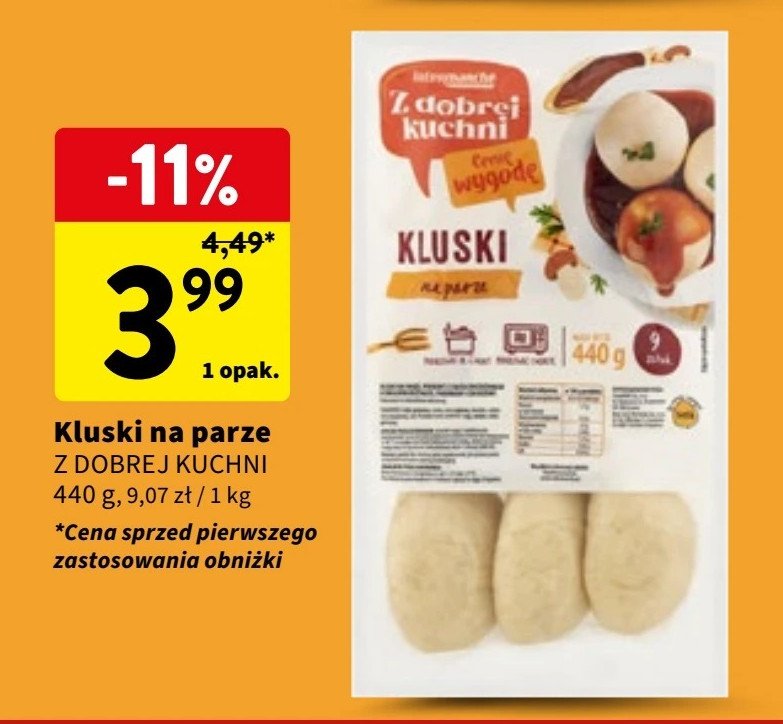 Kluski na parze Z dobrej kuchni promocja