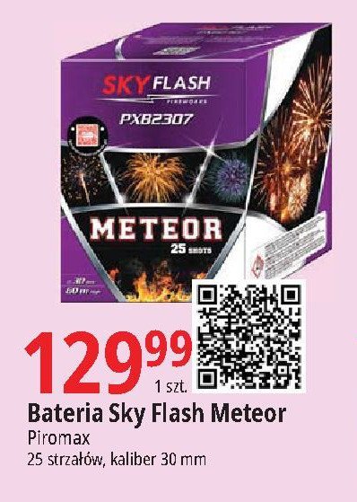 Bateria sky flash meteor Piromax promocja