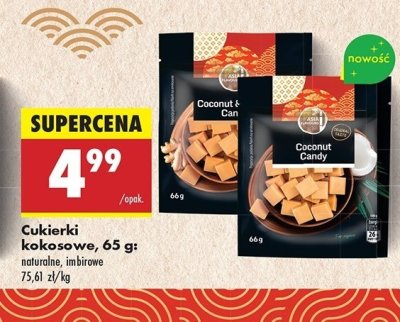 Cukierki kokosowe naturalne Asia flavours promocja