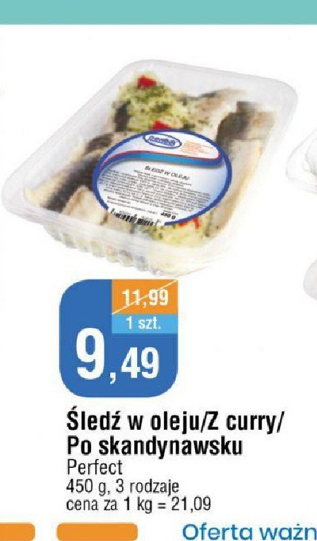 Śledź w oleju premium Perfect plus promocja