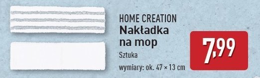 Nakładka na mopa Home creation promocja w Aldi