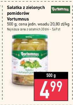 Sałatka z zielonych pomidorów Vortumnus promocja