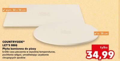 P艂yta kamienna do pizzy 38 cm K-classic let's bbq promocja