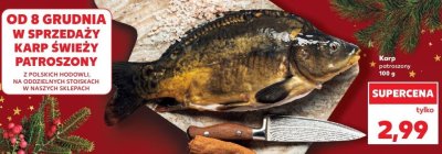 Karp patroszony 100g promocja w Kaufland