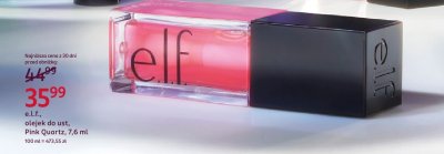 Olejek do ust, Pink Quartz promocja w Rossmann