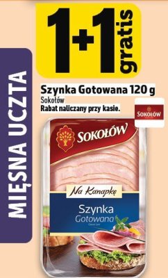 Szynka Szynka Gotowana 120 g promocja w TOPAZ
