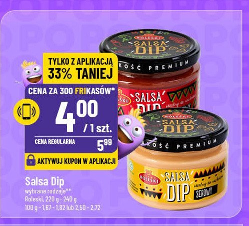 Dip paprykowy salsa Roleski promocja