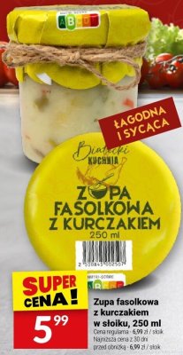 Zupa fasolkowa z kurczakiem w słoiku Diatecki Kuchnia, 250 ml promocja w Twój Market