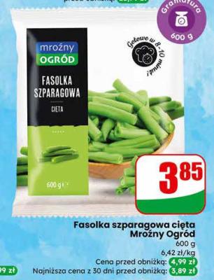 Fasolka szparagowa cięta  promocja w Dino