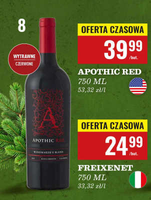 Wino FREIXENET czerwone półsłodkie promocja w Biedronka