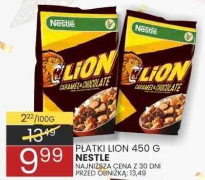 Płatki Lion Nestle promocja w Wafelek