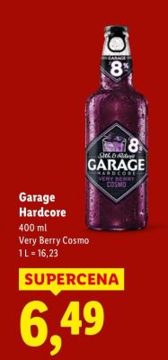 Piwo Garage Hardcore Very Berry Cosmo promocja w Lidl