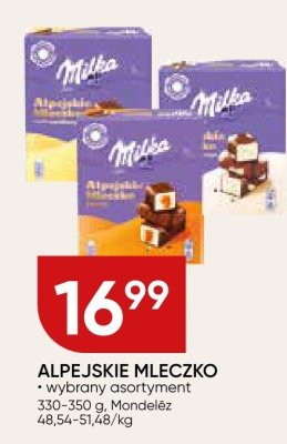 Mleczko alpejskie, wybrany asortyment promocja w Chata Polska