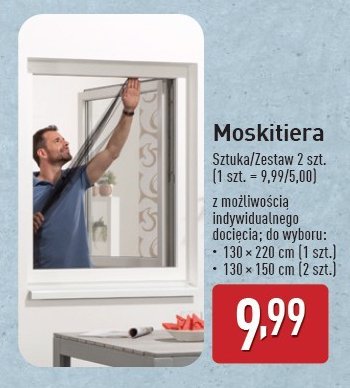 Moskitiera 130 x 220 cm czarna promocja