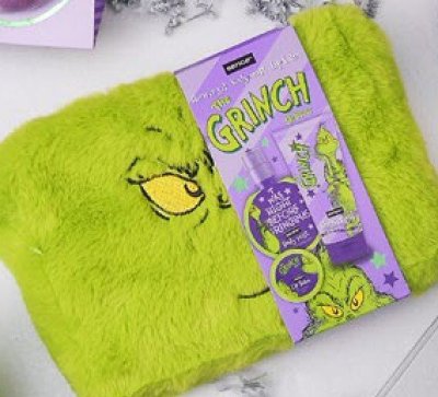 Zestaw - żel do mycia ciała, balsam do ust, mgiełka do ciała The Grinch promocja w Rossmann