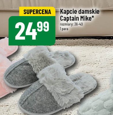 Kapcie damskie 38-40 Captain mike promocja