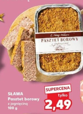 Pasztet borowy z jagnięciną SŁAWA 100 g promocja w Kaufland