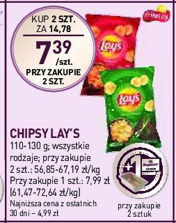 Chipsy paprykowe Lay's Frito lay lay's promocja w Stokrotka