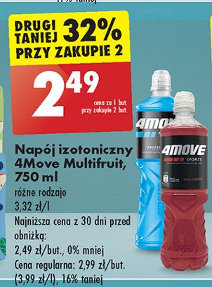 Napój wiśniowy 4move promocja