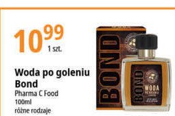 Woda po goleniu Bond whisky promocja
