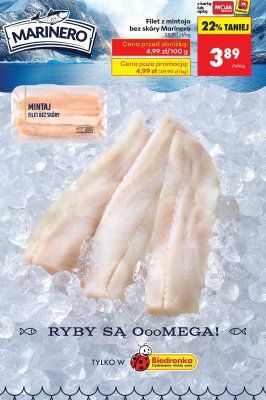 Filet z mintaja bez skóry  promocja w Biedronka