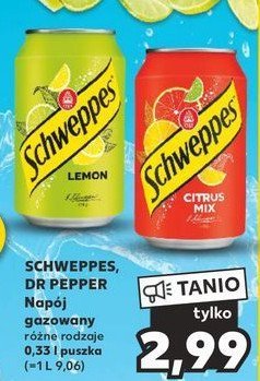 Napój lemon Schweppes promocja